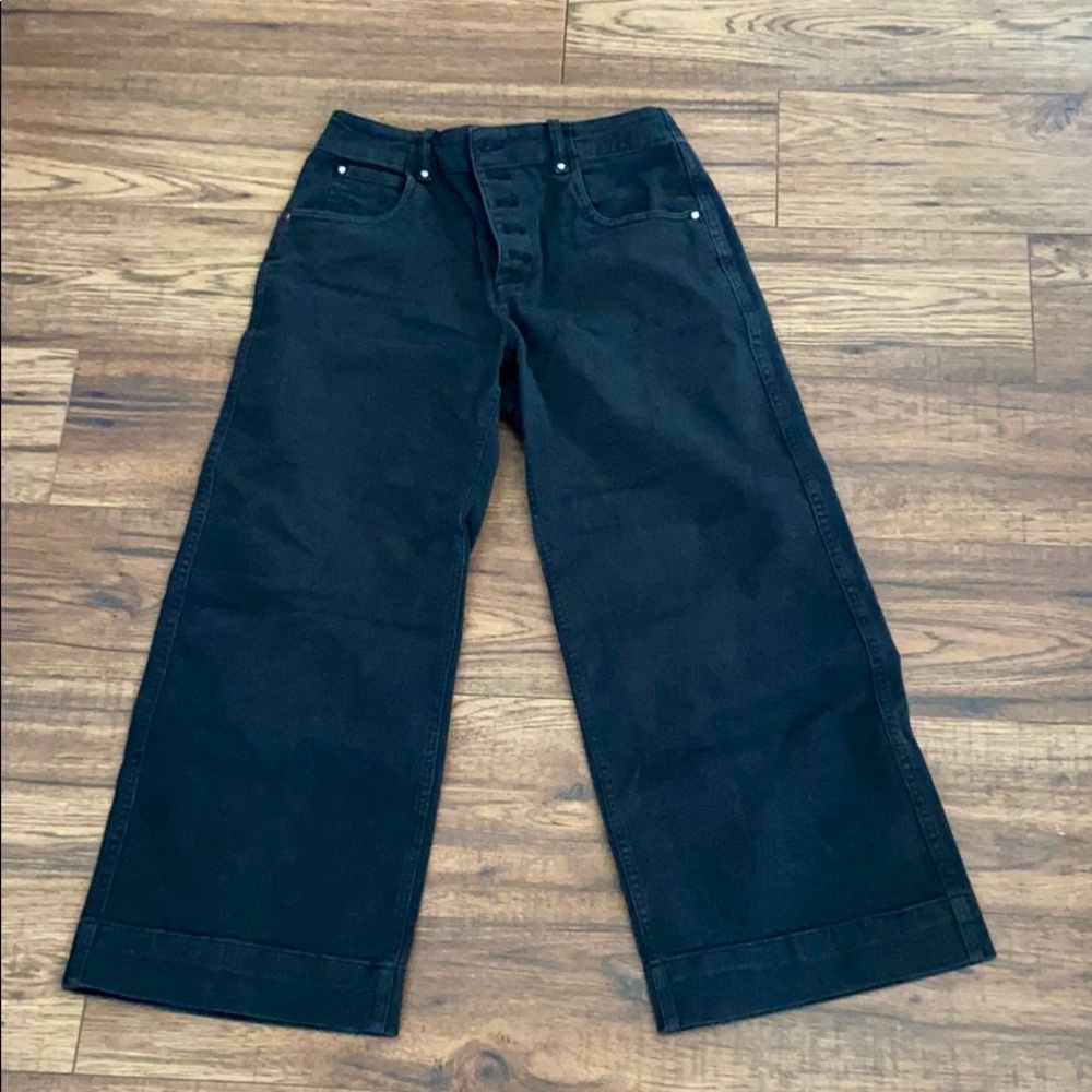 GAP high rise wide leg crop Jean